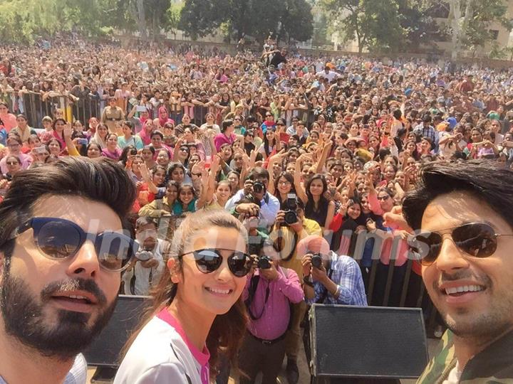 Promotions of Kapoor & Sons at Chandigarh