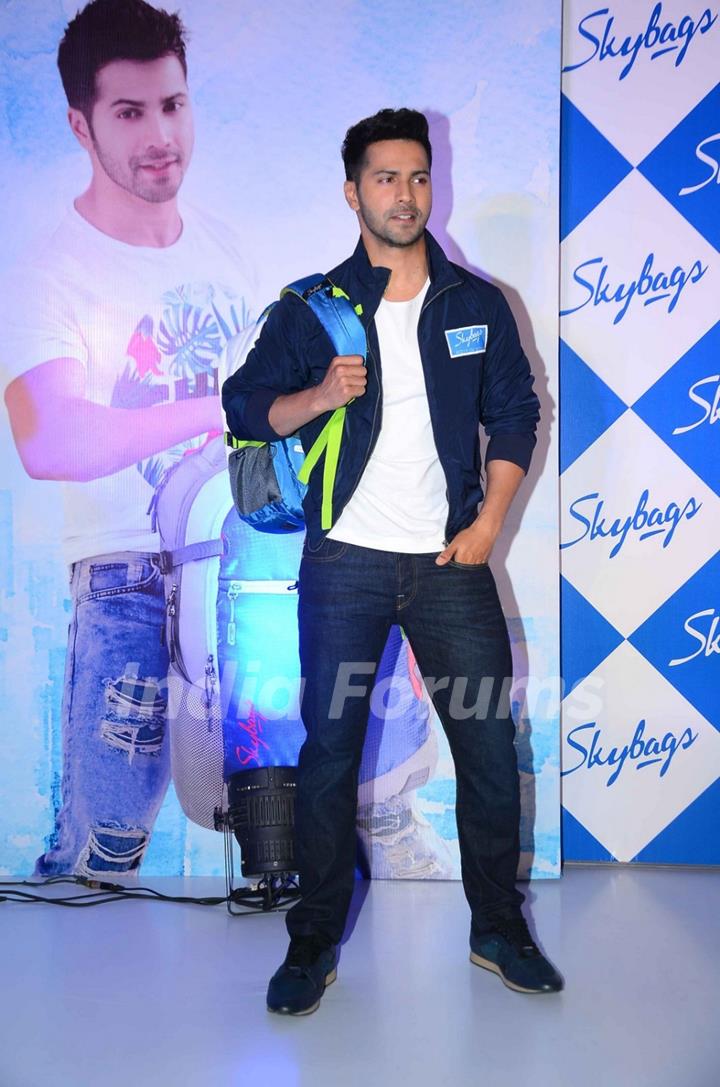 Varun Dhawan at the Launch of Sky Bags