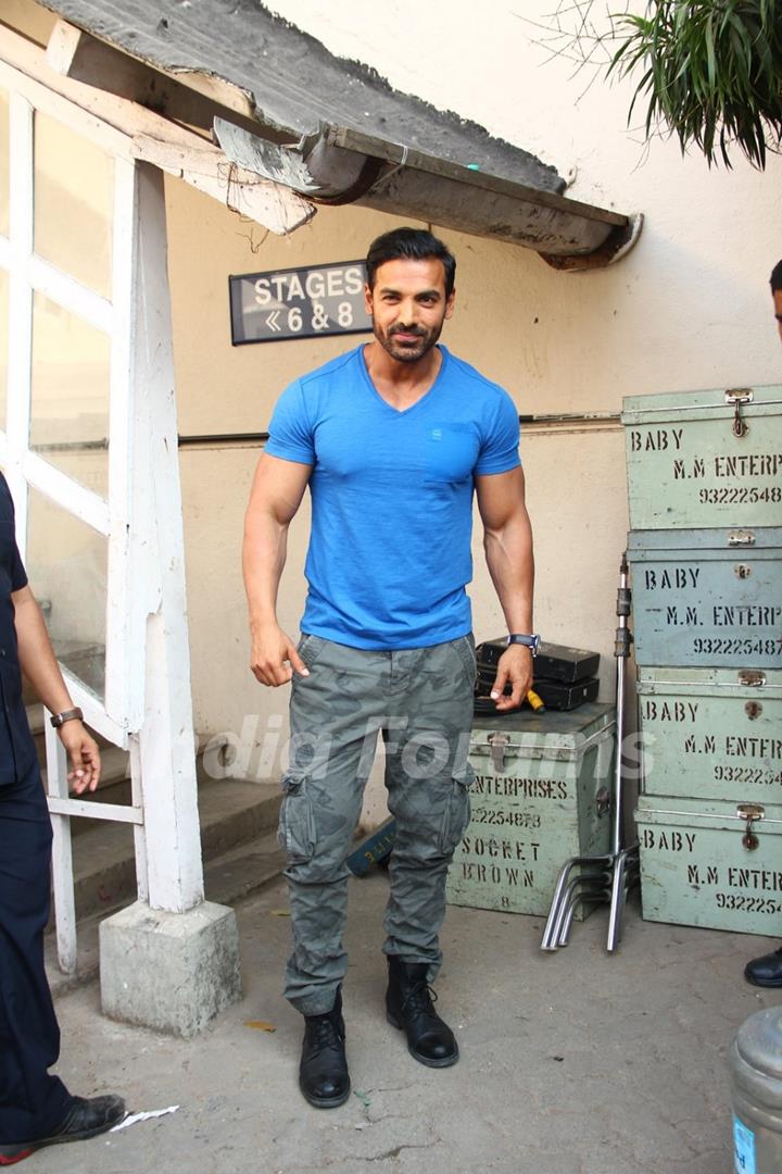 John Abraham Snapped at Mehboob Studio