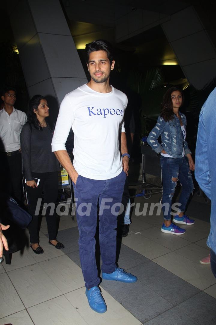 Kapoor & Sons Team Return from Bangalore