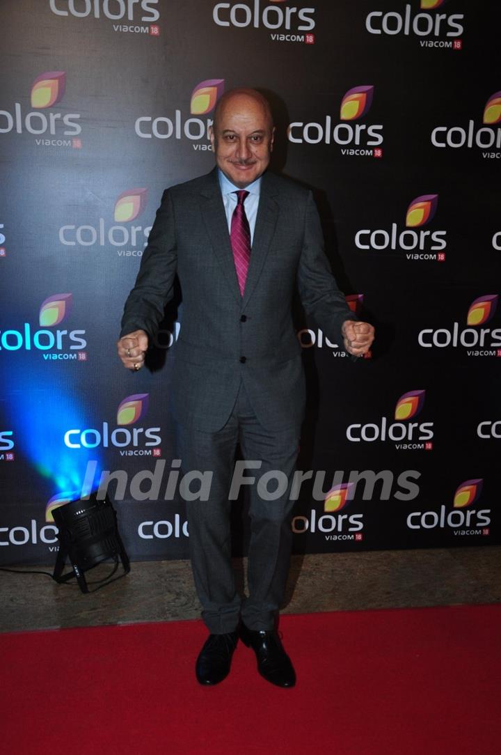 Anupam Kher at Colors TV's Red Carpet Event