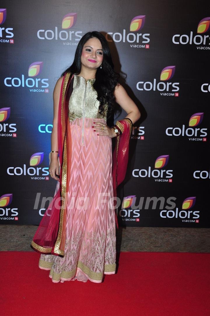 Giaa Manek at Colors TV's Red Carpet Event