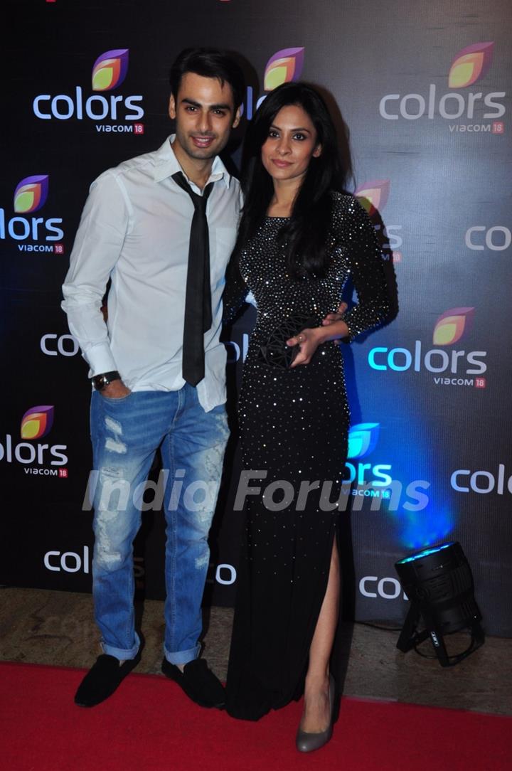 Varun Kapoor and Dhanya Mohan at Colors TV's Red Carpet Event