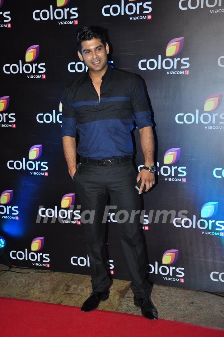 Siddharth Shukla at Colors TV's Red Carpet Event
