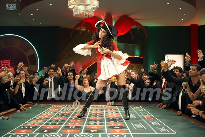 Neha Dhupia dancing on a dance floor