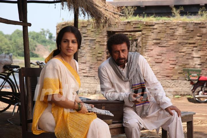 Naseruddin Shah and Vidya Balan in the movie Ishqiya