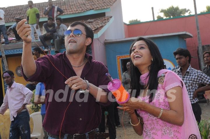 Sumeet and Mugdha from Sajan Re Jhoot Mat Bolo