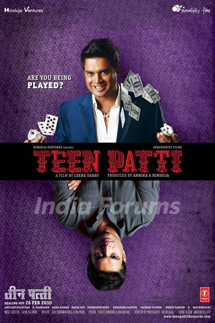 Teen Patti movie poster with R. Madhavan