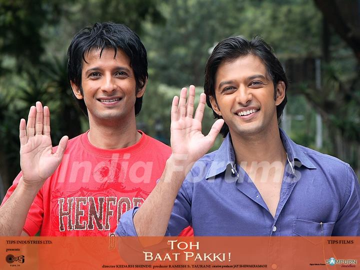 Sharman and Vatsal doing see-off