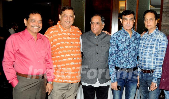 Pahalj Nihalani with David Dhawan at Celebration of Completion of the film 'Salam Mumbai'