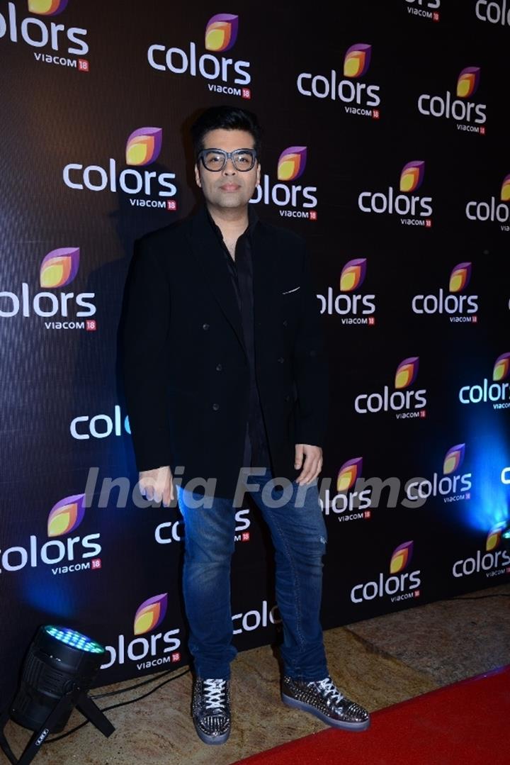 Karan Johar at Colors TV's Red Carpet Event