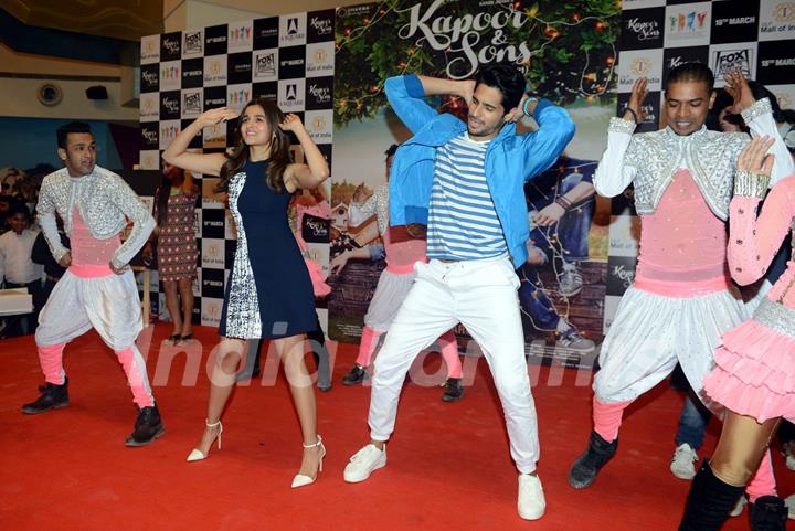 Alia Bhatt and Sidharth Kapoor for Kapoor & Sons Promotions in Delhi