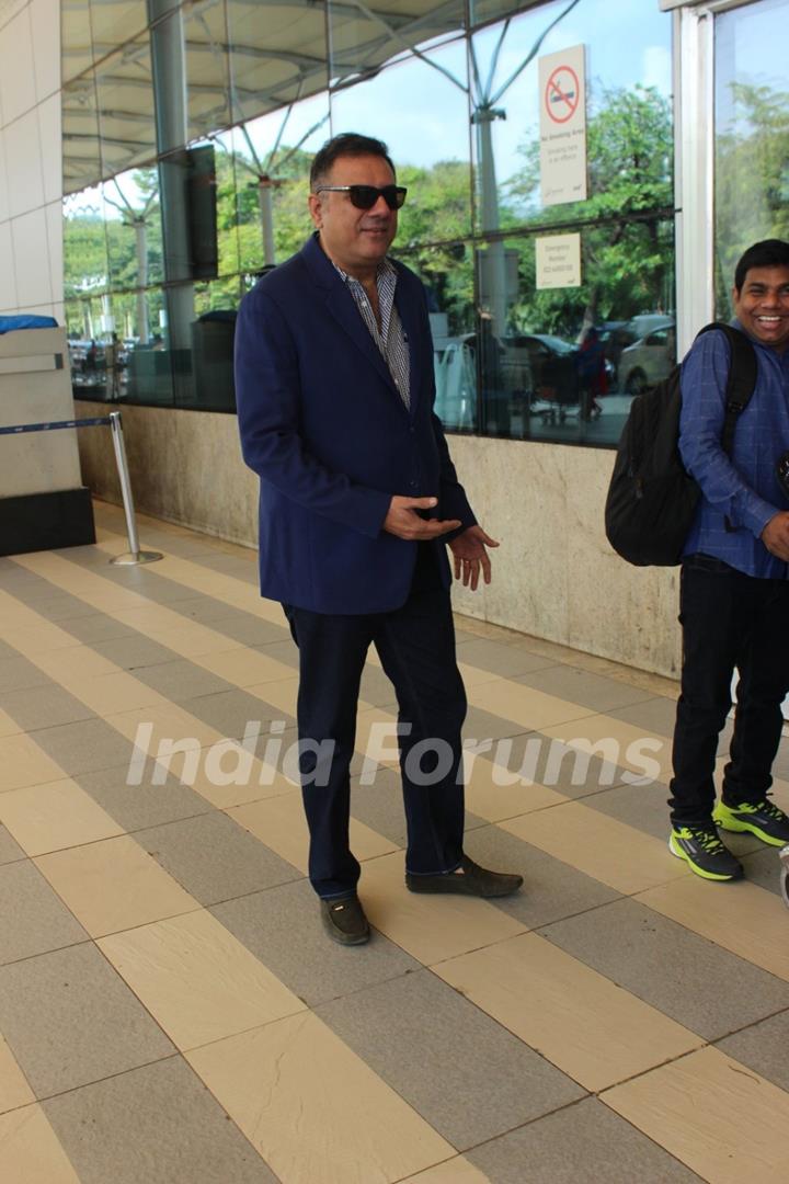 Boman Irani Snapped at Airport