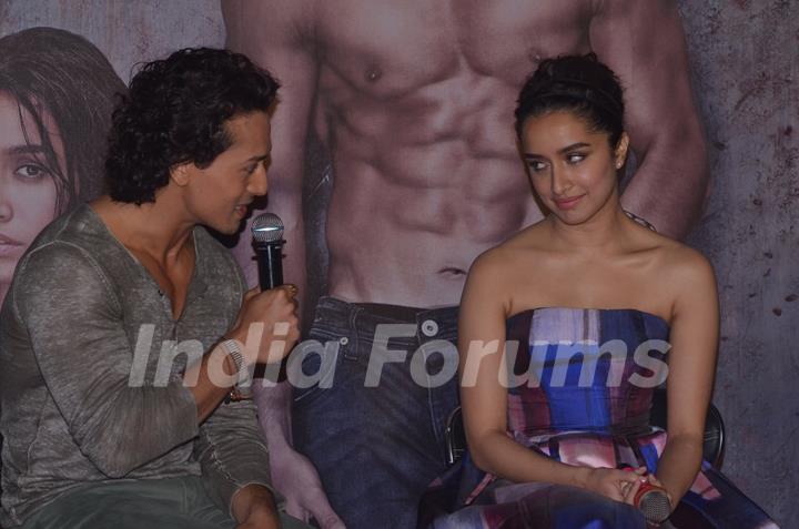 Tiger Shroff and Shraddha Kapoor at Trailer Launch of 'Baaghi'