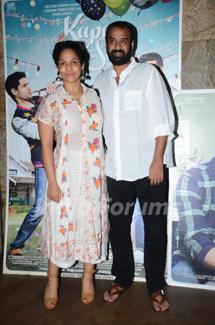 Masaba Gupt and Madhu Mantena Special Screening of Kapoor & Sons