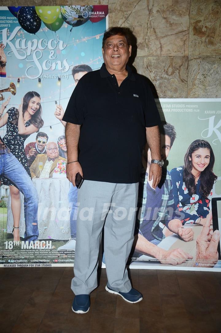 David Dawan at the Special Screening of Kapoor & Sons