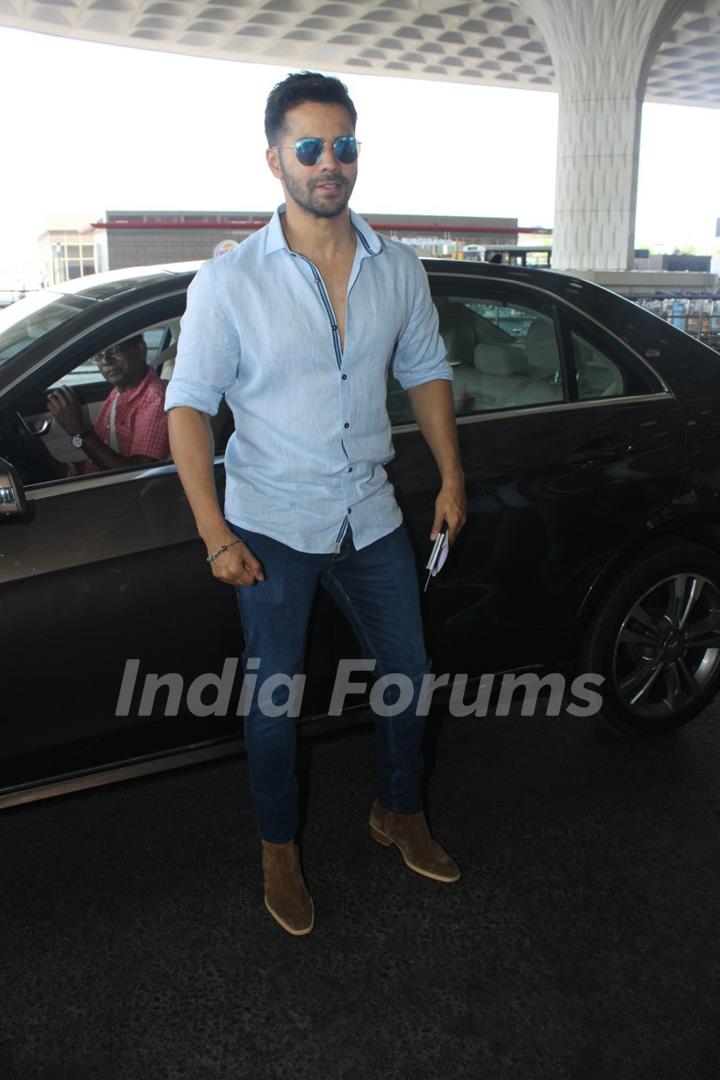 Varun Dhawan Snapped at Airport