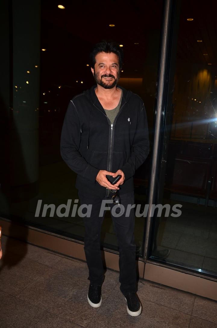 Anil Kapoor Snapped While Leaving for TOIFA