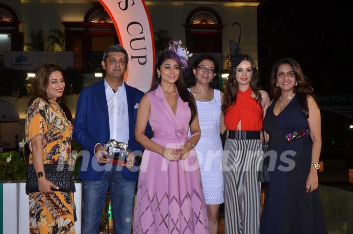 Shriya Saran and Evelyn Sharma at Hello Cup