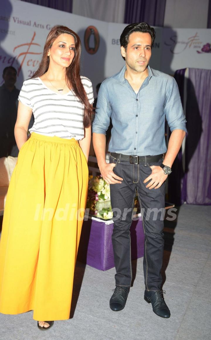 Emran Hashmi and Sonali Bendre at Spring Fever in Delhi