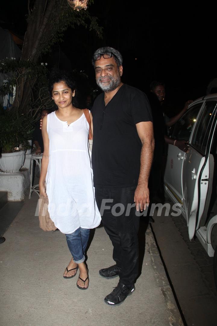 R. Balki Snapped at Olive in Bandra