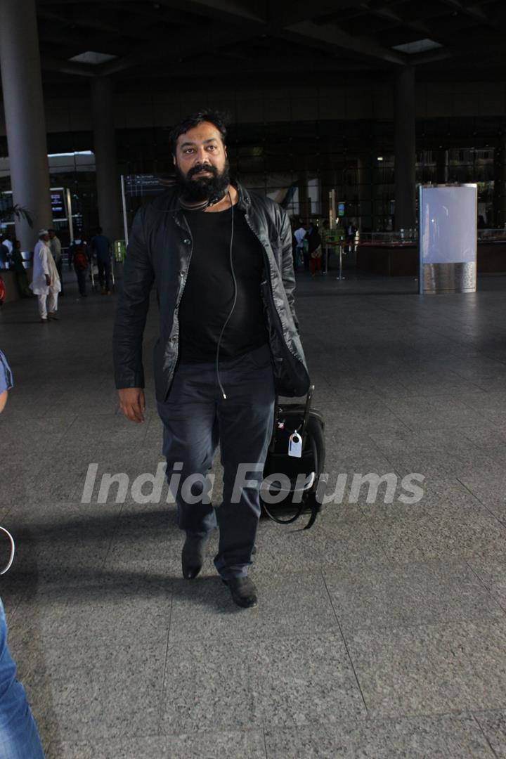 Anurag Kashyap Snapped at Airport