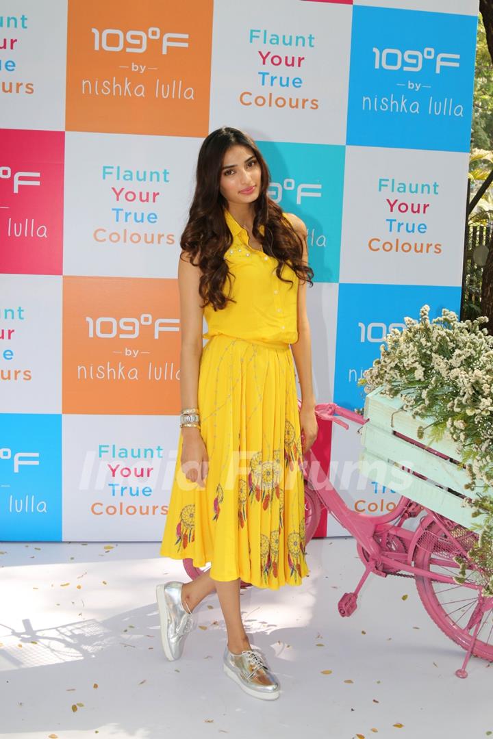 Athiya Shetty at the Launch of Collection Unveiling of 109&#730;F by Nishka Lulla