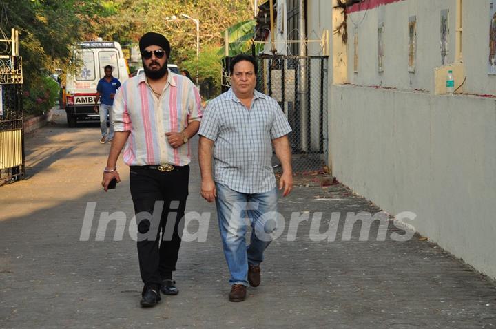 Rana Jung Bahadur at Dara Singh's Mother's Funeral