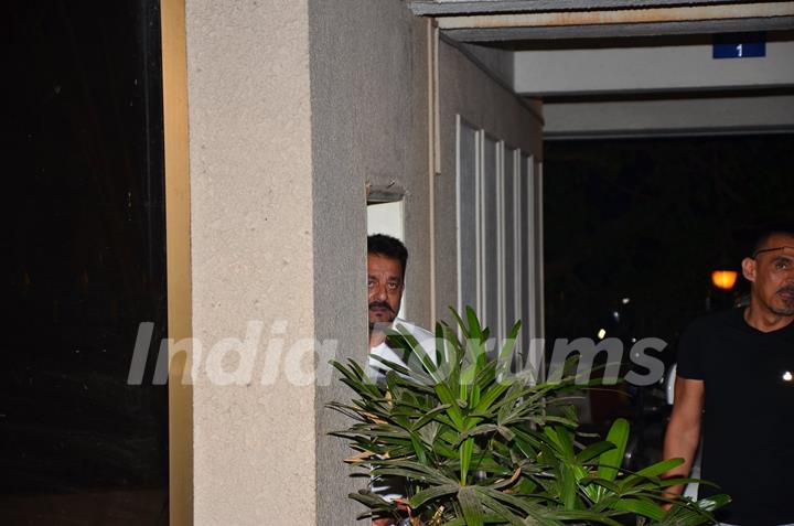 Ranbir Kapoor Snapped at Sanjay Dutt's Home