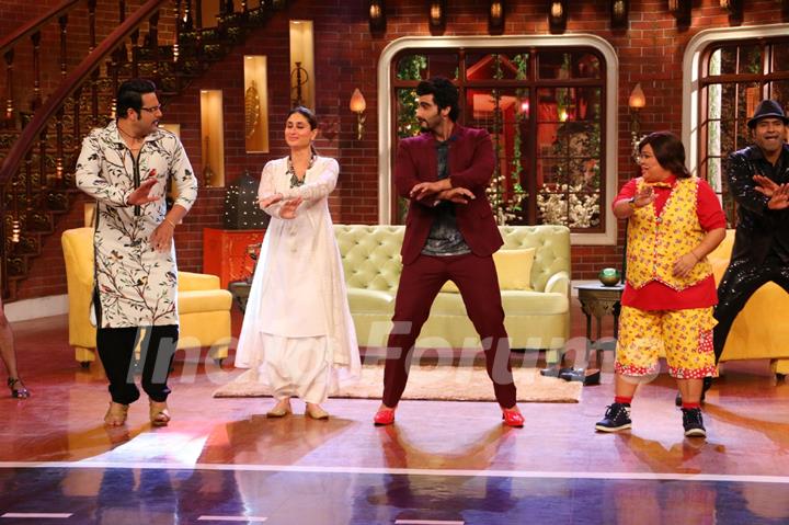 Arjun Kapoor and Kareena Kapoor Promotes Ki & Ka on Comedy Nights Live