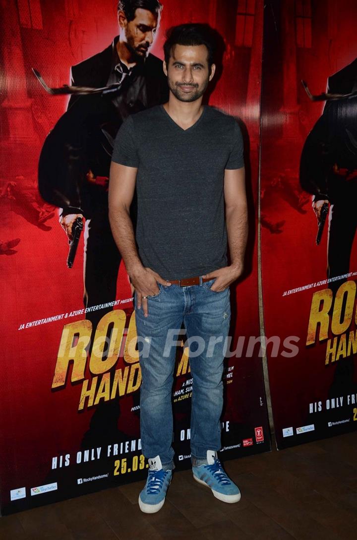 Freddy Daruwala at Special Screening of Rocky Hansome