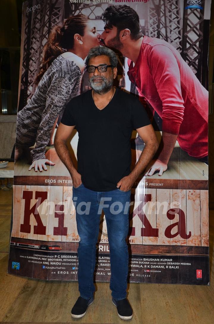 R. Balki at Special Screening of Ki and Ka