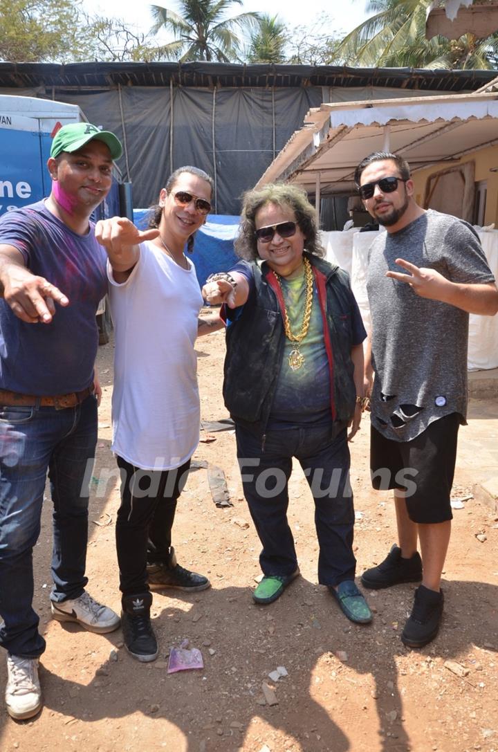 Bappi Lahiri at Lawman's Holi Reloaded