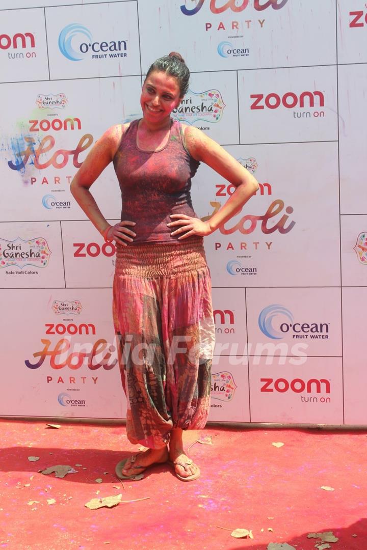 Swara Bhaskar at Zoom Holi Party