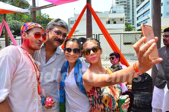 Celebs at Meet Bros Holi Celebrations