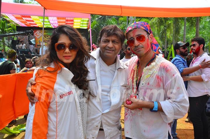 Celebs at Meet Bros Holi Celebrations