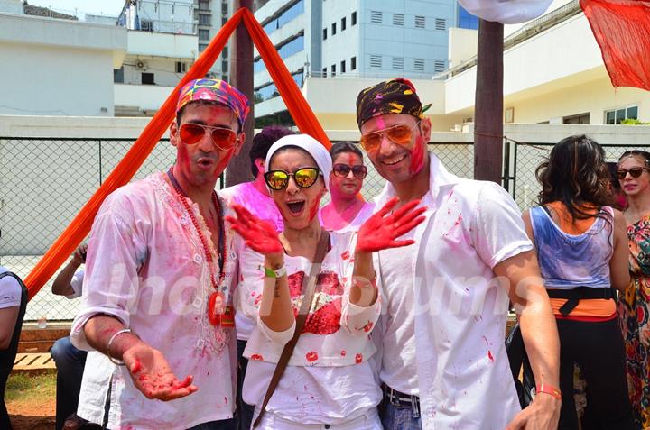 Celebs at Meet Bros Holi Celebrations