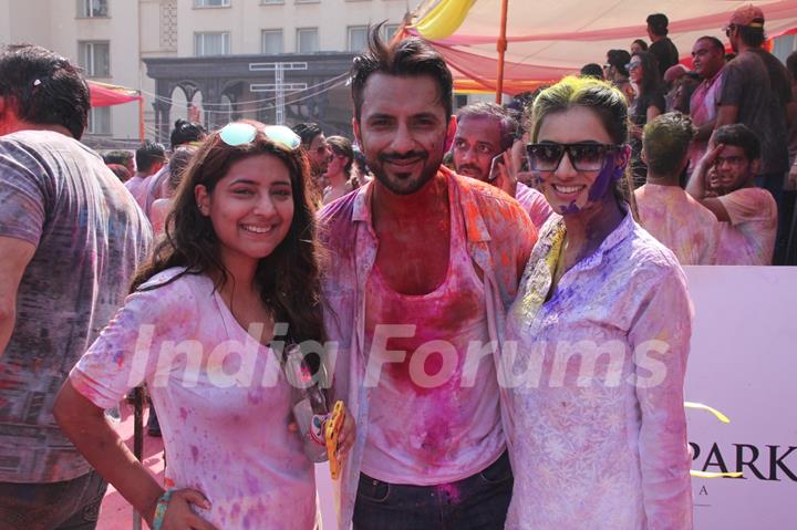 Ali Mercchant and Smriti Khanna at BCL's Holi Celebrations