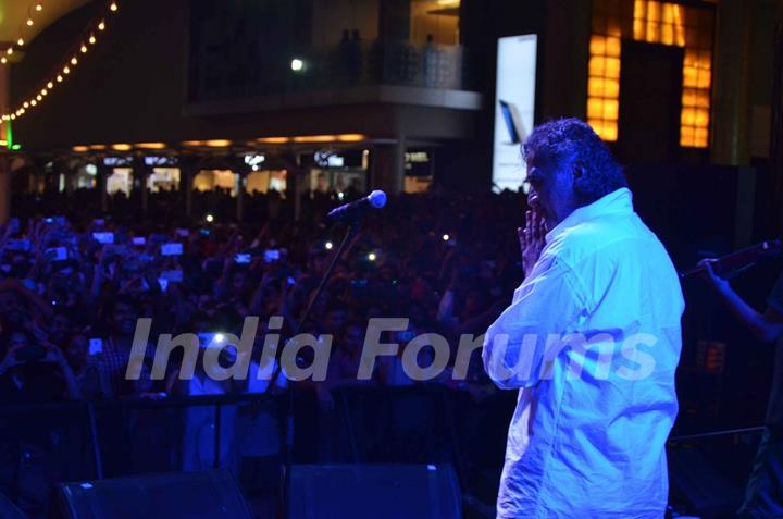 Lucky Ali Performs at a Music Concert