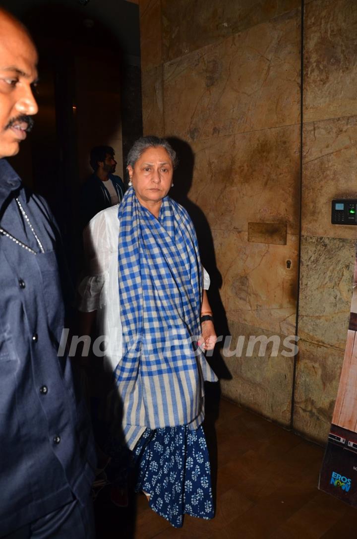 Jaya Bachchan at Special Screening of 'Ki and Ka'