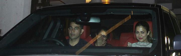 Amrita Arora for India Vs Aus Screening at Ritesh Sidhwani's House