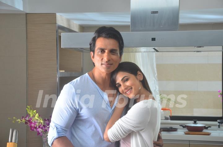 Sonu Sood and Sonal Chauhan shoot for 'Texmo Pipe Fittings'