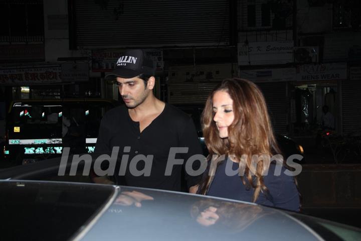 Sussanne Khan and Zayed Khan Snapped