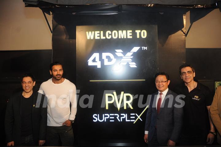 John Abraham at Launch of PVR 4DX