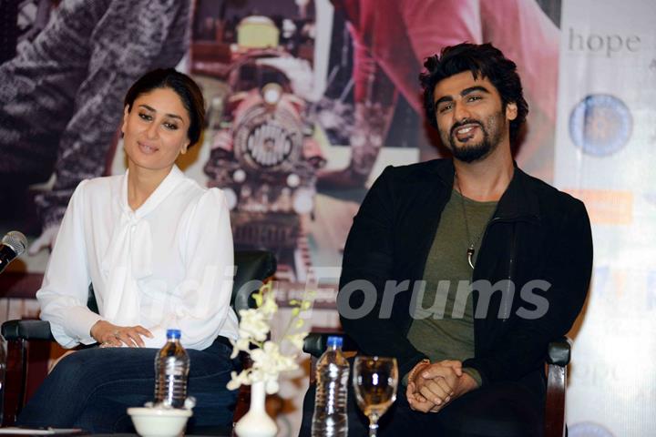 Press Meet of Ki and Ka with Kareena Kapoor and Arjun Kapoor