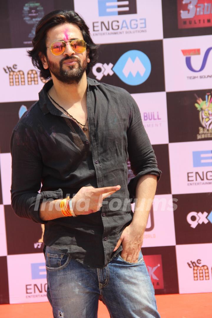 Shashank Vyas at Holi Bash ''Ramleela'' organized by Third Rock Multi Media and Mack