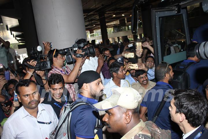 Airport Diaries: Indian Cricket team's Harbhajan Singh