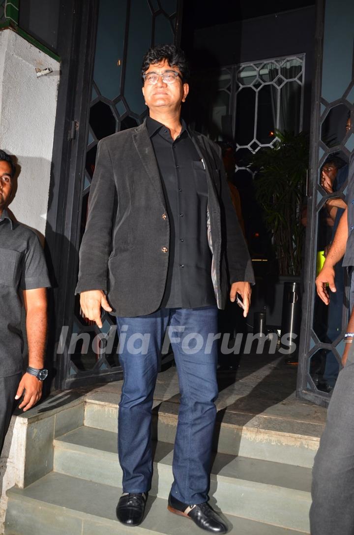 Prasoon Joshi at Sanjay Leela Bhansali's Party for Winning National Award