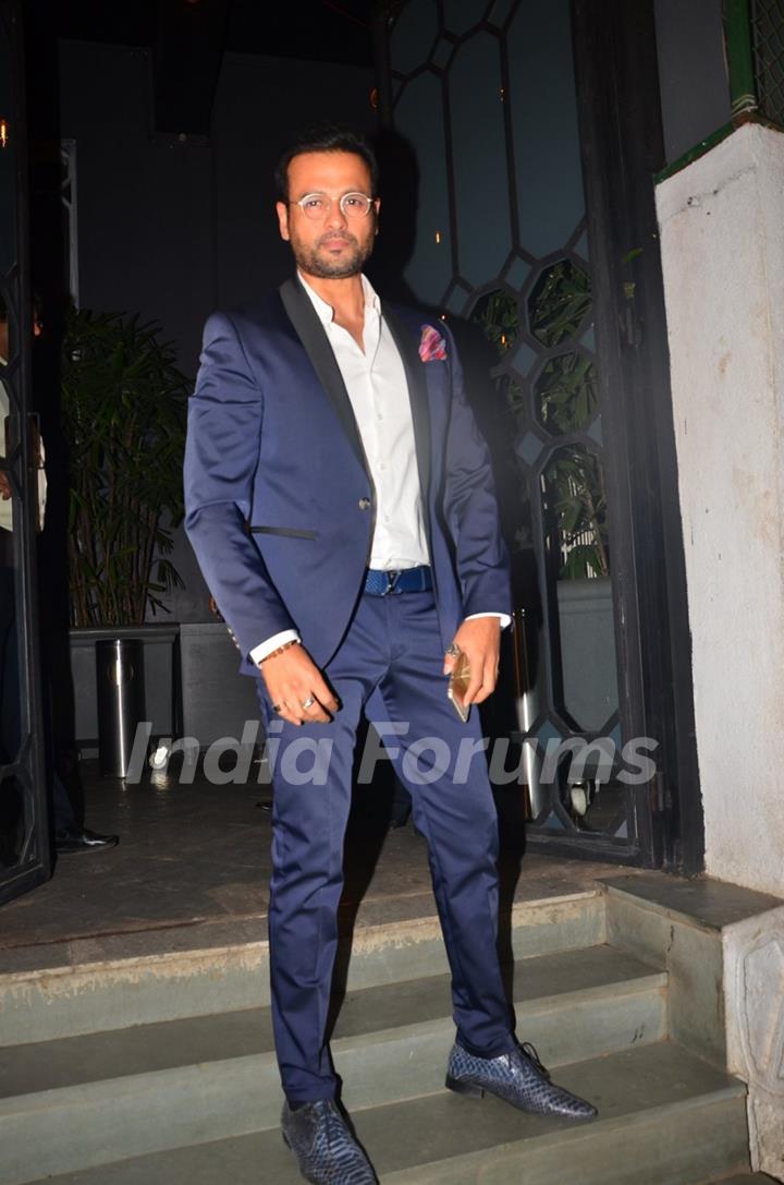 Rohit Roy at Sanjay Leela Bhansali's Party for Winning National Award