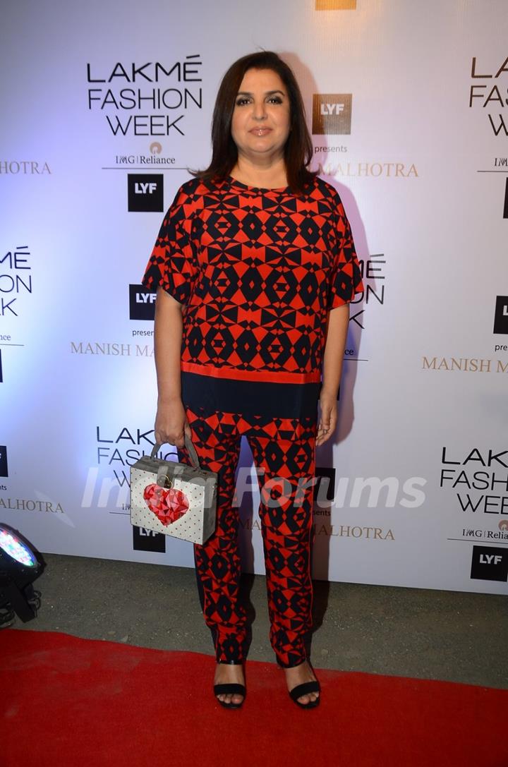 Farah Khan at Lakme Fashion Show 2016